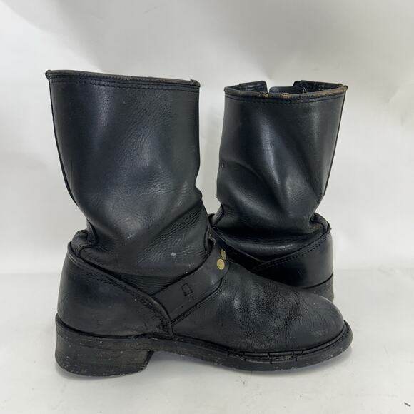 Vintage Riveted Engineer Boots Made in USA Style 7800 main image 6